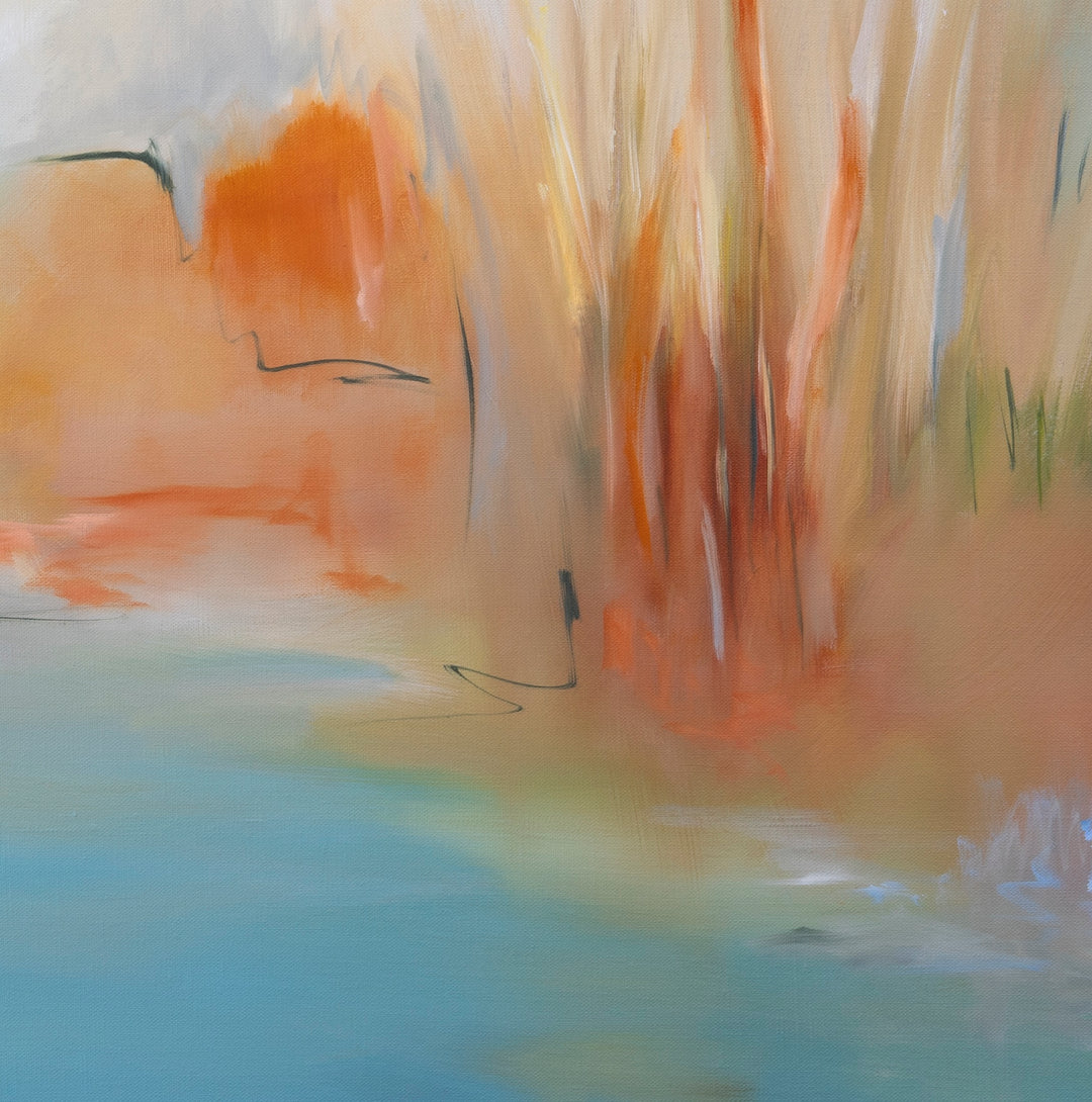 "In the River" Canvas Print