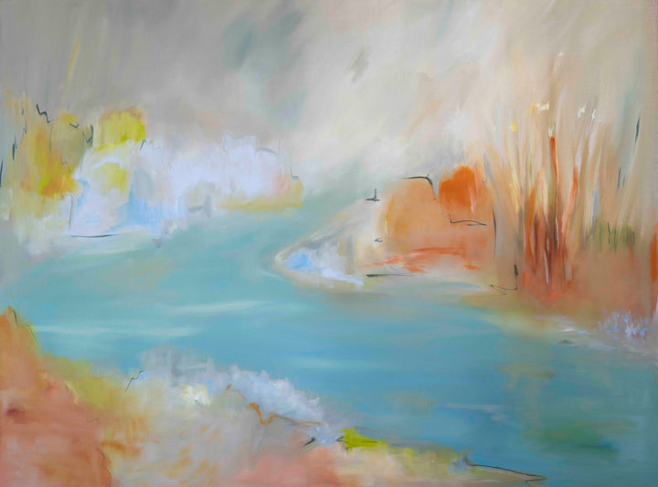 "In the River" Canvas Print