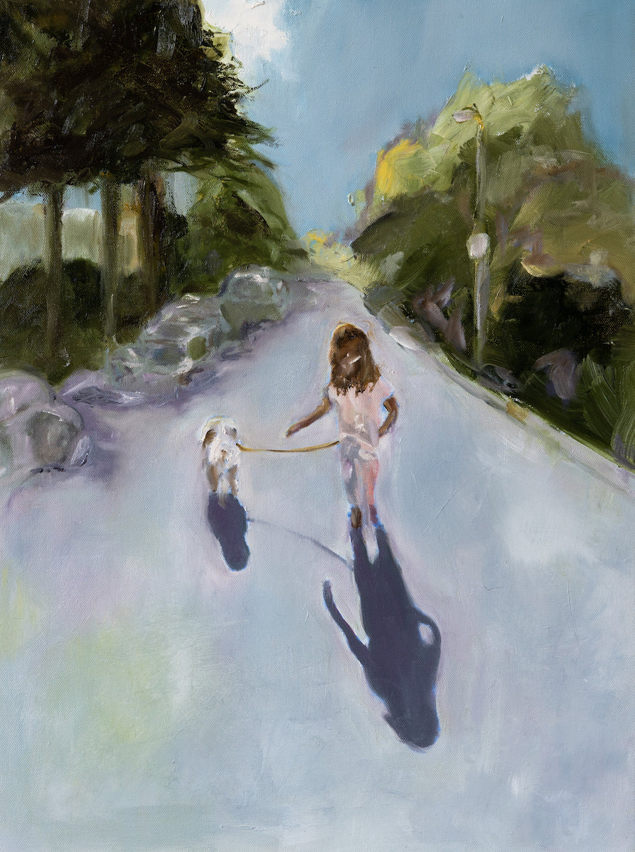 "Morning Walk" Canvas Print