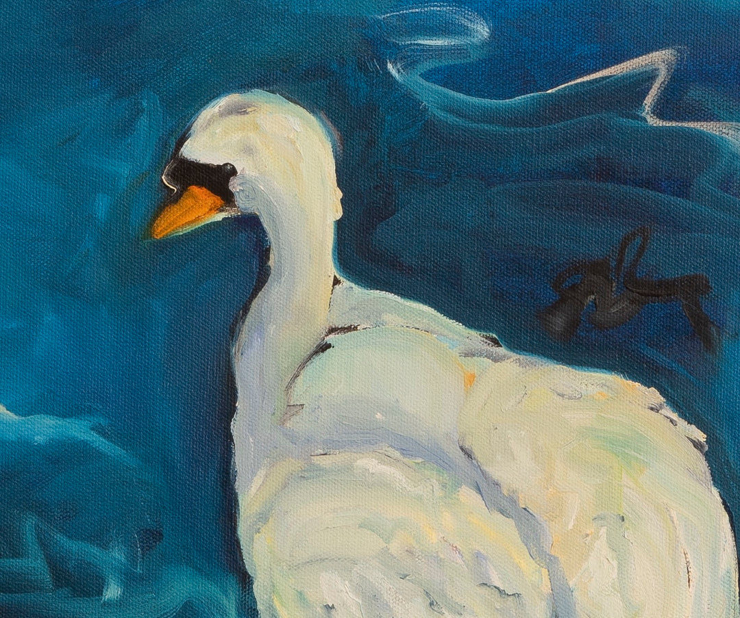 "Three Swans" Print